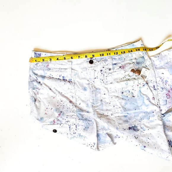 NWT anthropologie wanderer watercolor cargo pants - Picture 5 of 9